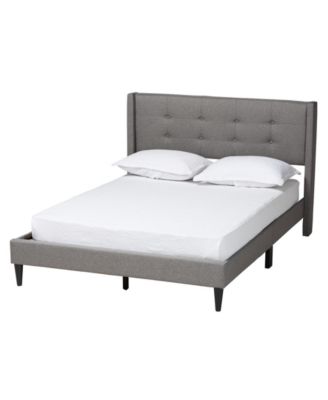 Boxton Studio Casol 60.6" Fabric Mid-Century Full Platform Bed