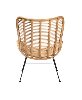 Colorado 32.3" Rattan Bohemian Accent Chair