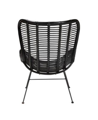 Colorado 32.3" Rattan Bohemian Accent Chair