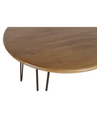 Brennan 42" Round Modern Contemporary Solid Wood Counter Height Dining Table