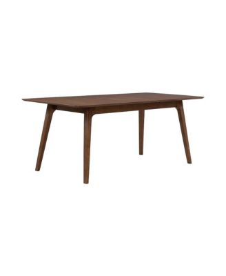 Space Savers Dining Rectangular Leg Table with 15" Butterfly Leaf - Satin Walnut