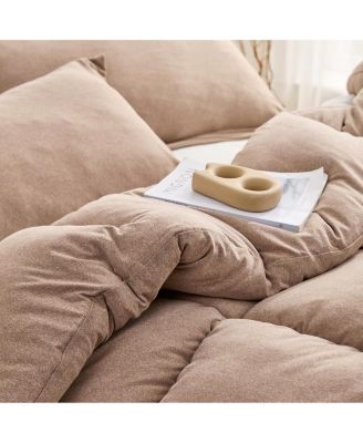 Thicker Than Thickest - Coma Inducer Oversized Comforter Set - Mocha Meringue