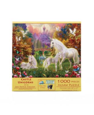 Castle Unicorns 1000 piece Jigsaw Puzzle for Adults