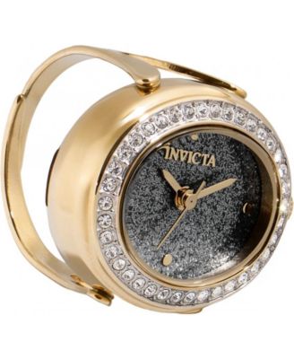 Women's 49601 Mini  Quartz 2 Hand Black Dial Watch