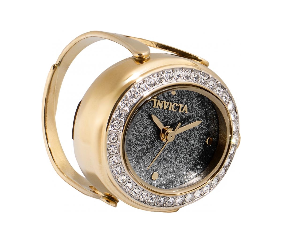 Invicta Women's 49601 Mini Quartz 2 Hand Black Dial Watch