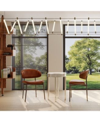 Bentwood Dining Chairs - Set of 2 Leather Seats