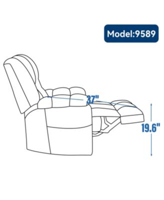 Dual Motor Power Lift Recliner with Heat & Massage Beige