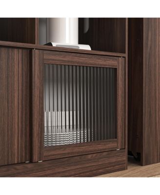  Rotating Bar Cabinet with Ample Storage