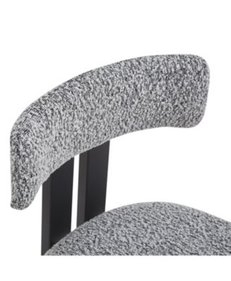 Streamdale Upholstered Armless Dining Chairs With Metal Legs (Set of 2)