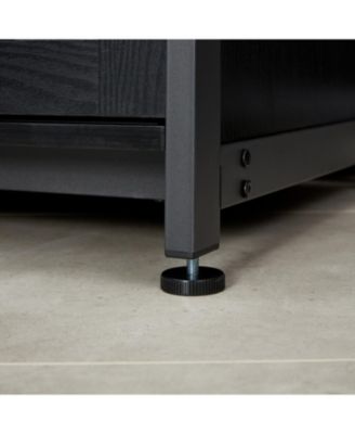 fish tank cabinet black 58.9" L x 19.7" W x 32.6" H