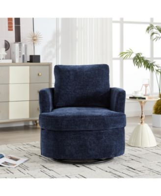 360 Swivel Chenille Chair- Comfortable, Breathable, & Easy Assembly