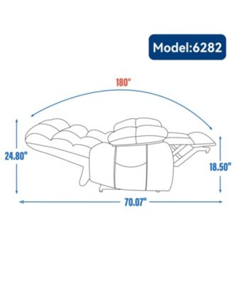  Lift Recliner Heat Massage Dual Motor Infinite Position 350 LBS