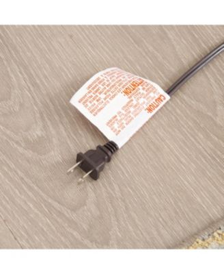 Lighted Glass Curio Cabinet - 2-Door Display, Drawer, Bulb