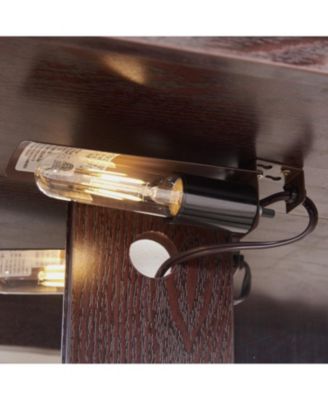 Lighted Glass Curio Cabinet with Adjustable Shelves