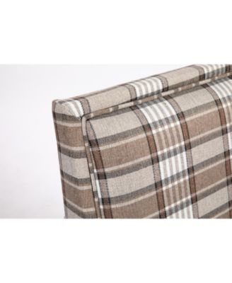  Vintage Stripes Accent Chair with Nailhead