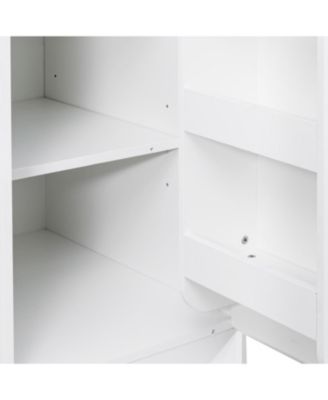 Kitchen Pantry Cabinet with Doors, Shelves & Drawers