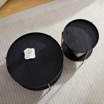 Modern Stackable Coffee and End Table Set