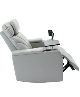 Power Recliner with USB Charger, Storage, Cup Holder, Bluetooth