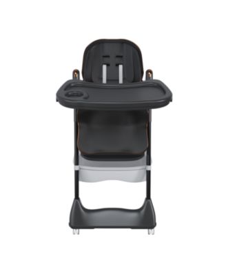 Adjustable Baby High Chair - Portable Feeding Seat (Black)