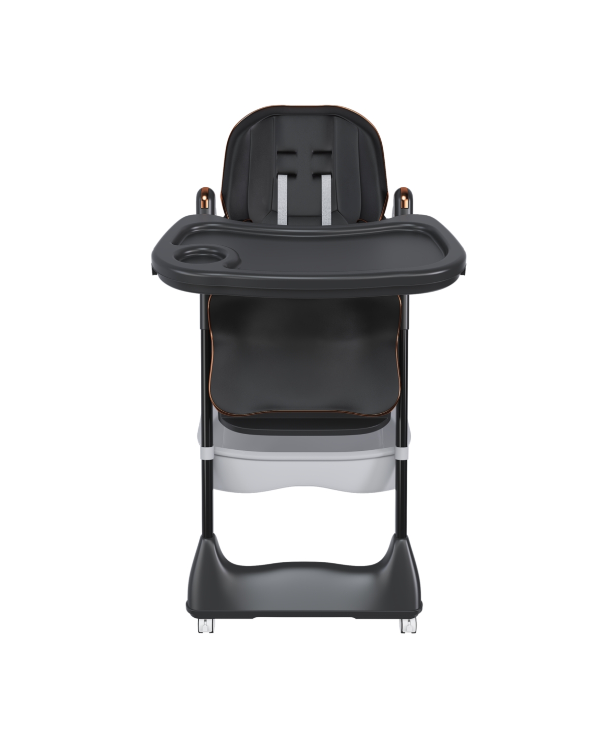 Streamdale Furniture Adjustable Baby High Chair - Portable Feeding Seat (Black)