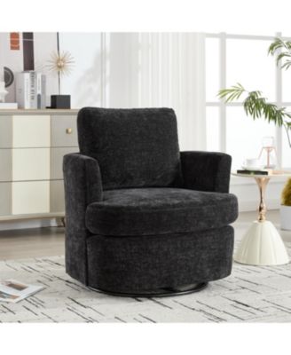 360 Swivel Chenille Chair- Comfortable, Breathable, & Easy Assembly