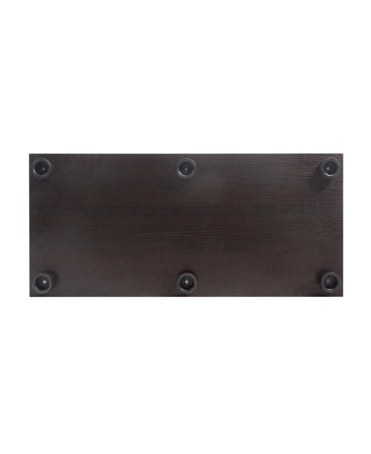 Streamdale Furniture Two Door Glass Cabinet Glass Display Cabinet with 4 Shelves, Black