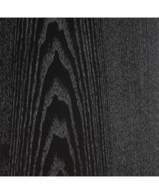 Vintage Console Table - Beaded Trim, Reversible Legs, Natural Wood