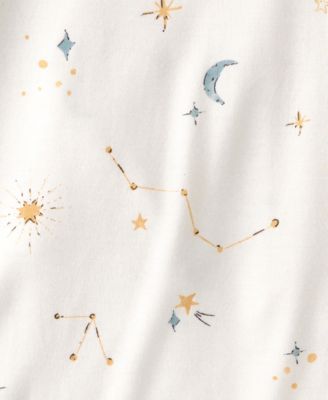 Baby Boys' or Baby Girls' Constellation Long-Sleeve Bodysuits, 2-Pack