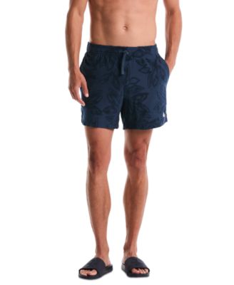 Men's Floral Patterned Slim-Fit Shorts