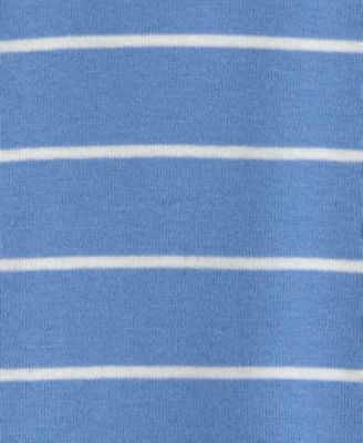 Baby Boys' Construction Striped Snug Fit One-Piece Pajama