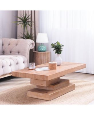 Rustic Wood Coffee Table