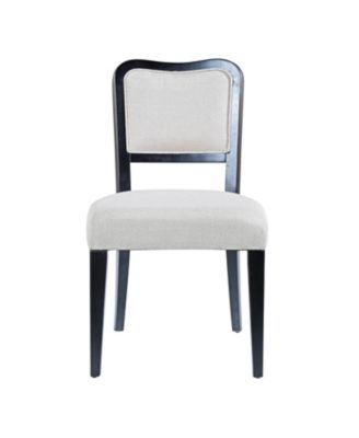 Streamdale Black Walnut Upholstered Dining Chairs (Set of 2)