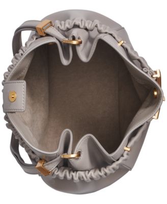 Gingham Medium Bucket Bag