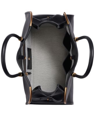 Satin Leather Medium Tote Bag