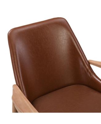 Streamdale PU Leather Accent Chairs (Set of 2)