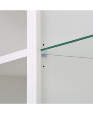 78.75" LED Bookcase Display Cabinet