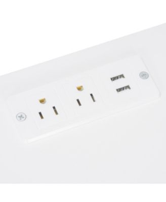 Vanity Makeup Table Set Charging Port