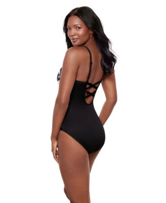 Women's V-Neck Fiore Di Luna Temptation One-Piece Swimsuit