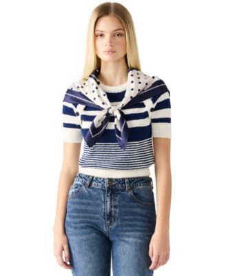 Inverted Polka Dot Square Scarf