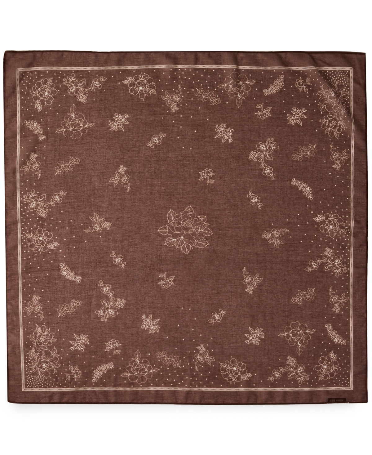 Steve Madden Floral Bandana Square Scarf
