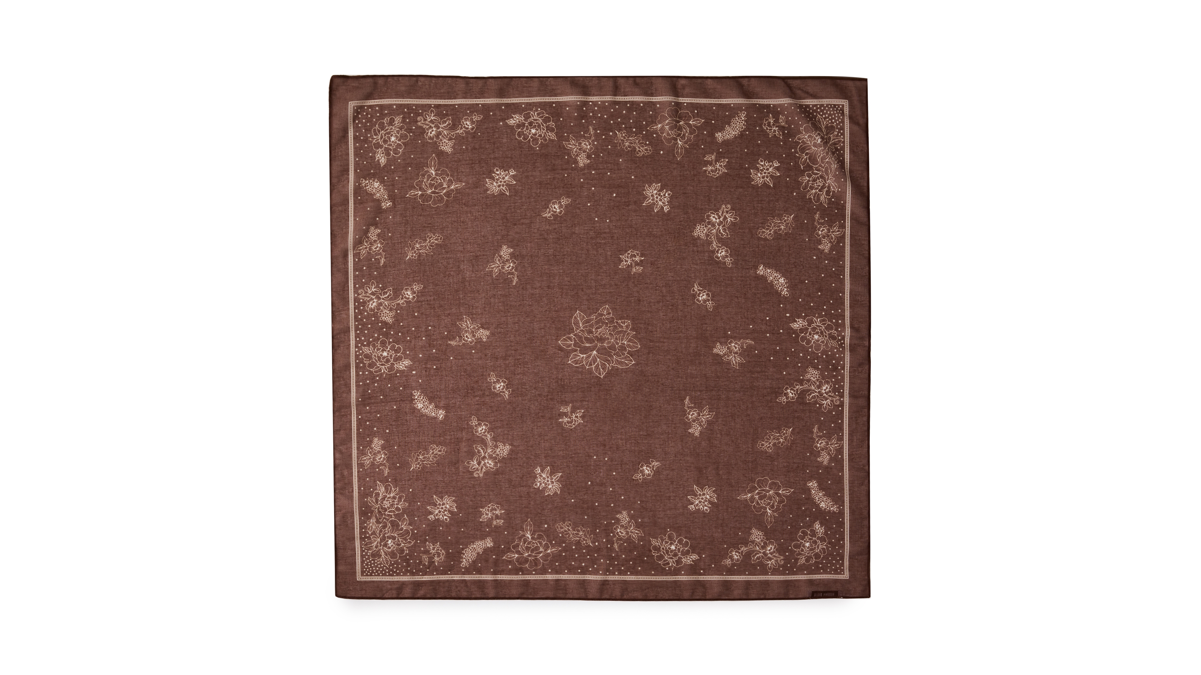 Steve Madden Floral Bandana Square Scarf