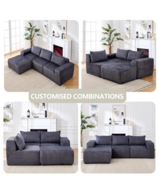 Modern Minimalist Modular Sectional Sofa