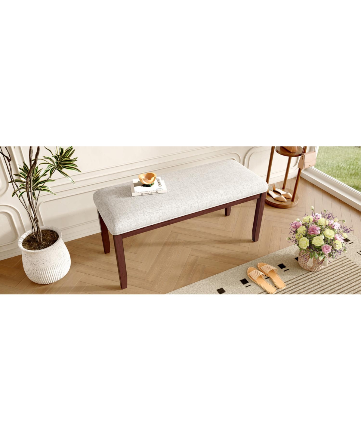 Streamdale Furniture Upholstered Entryway/Bedroom Bench