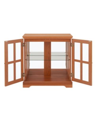 + 1 Pc. + Wood (Dark Oak) + LED Lighting + Curio Cabinet