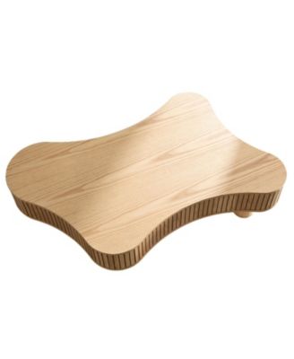 Modern Wooden Drum Coffee Table