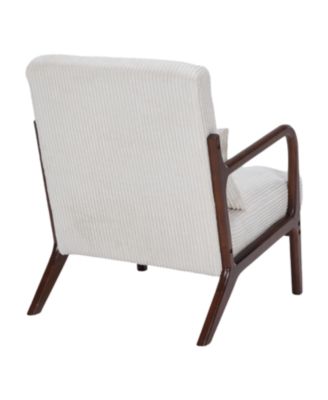 Mid-Century Modern Accent Chair Beige