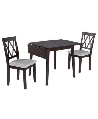 Foldable Extendable Dining Set, 5 Piece