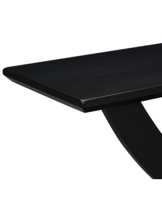 Mira 57" Rustic Console Table with Cross-Legs