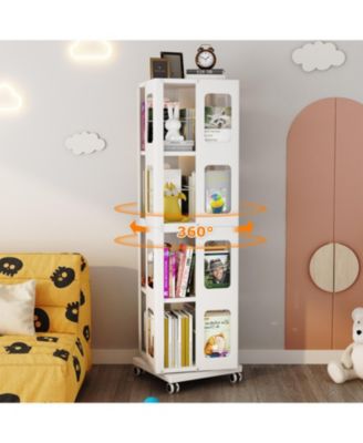Rotating Steel Bookshelf