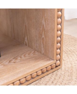 Streamdale Rustic Beaded Edge Coffee Table - Natural Finish